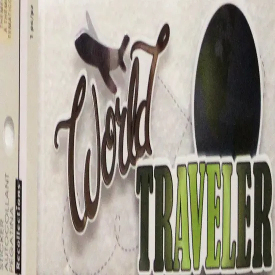 Recollections World Traveler Dimensional Title Sticker {1}