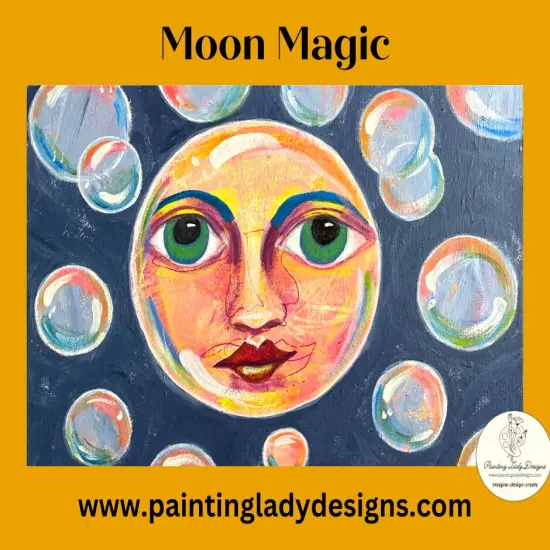 Moon Magic Art Paper for Decoupage Art and Mixed Media (Small 12x18) {2}