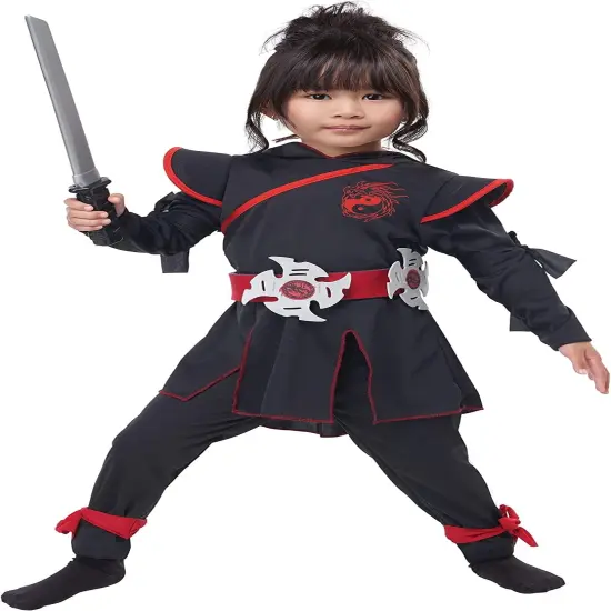 Lil Ninja Girl Toddler Costume {1}