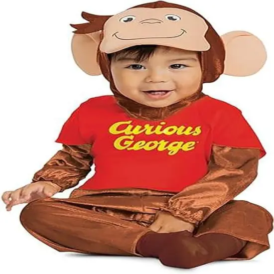 Curious George Infant Costume {3}