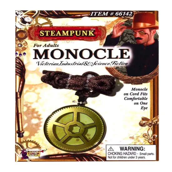 Steampunk Monocle Adult Costume Eyewear Accessory {1}