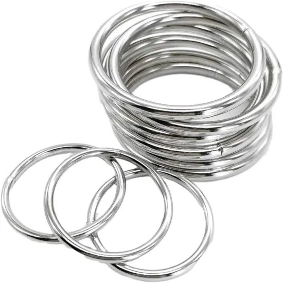 Metal Rings for Macrame Metal Rings for Crafts 2 Inch for Macrame Plant Hangers Dog Collars 10 Pack 5Mm Thick Welded Heavy Duty Metal O Rings 2 in Buckle for Macrame Ring 50Mm O Rings Metal 60Mm Metal Ring {1}