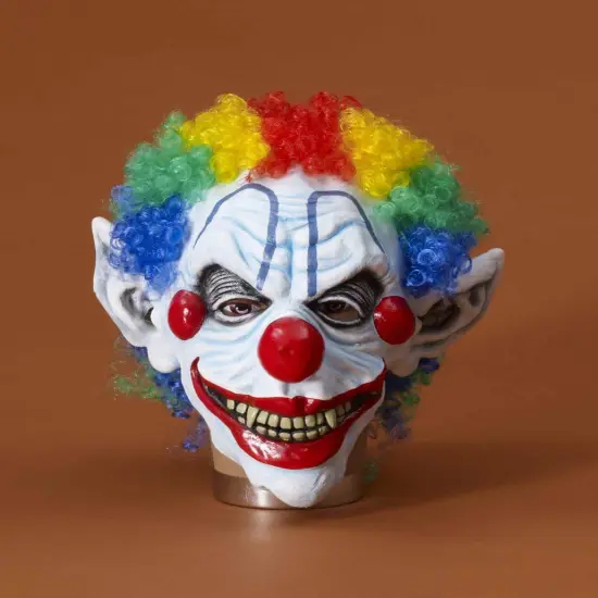 Sinister Mister Clown Adult Costume Mask {1}