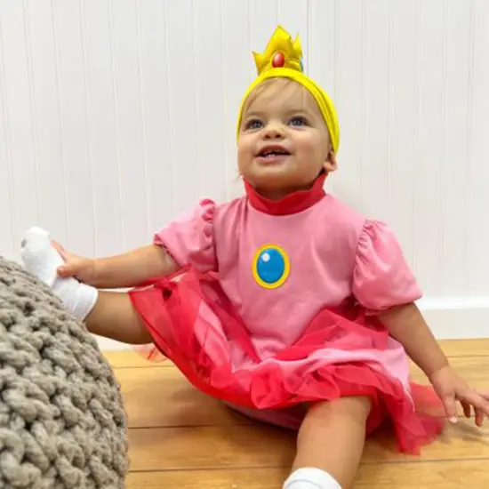 Super Mario Bros. Princess Peach Posh Infant Costume {3}