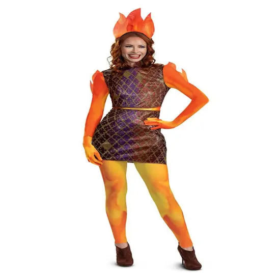 Disney Elemental Ember Deluxe Adult Costume {1}