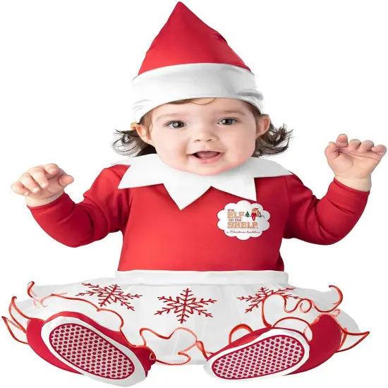 Elf On The Shelf Baby Girl Elf Infant Costume {1}