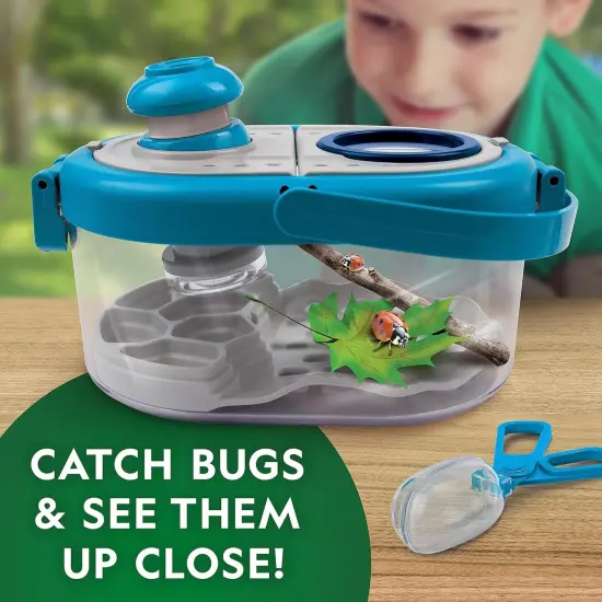 Bug Catcher Kit for Kids - Kids Bug Habitat with Magnified Viewer, Bug Catcher, Tweezers & Learning Guide, Insect Habitat, Outdoor Toys, Kids Bug Catching Kit, Bug Cage, Bug Box {2}