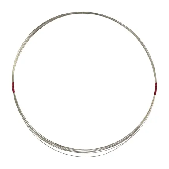 JewelrySupply Round Wire 28 Gauge Half-Hard Sterling Silver (10 Feet) {1}