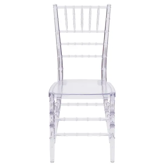 Emma and Oliver 2 Pack Stacking Ghost Chair Crystal Ice {3}