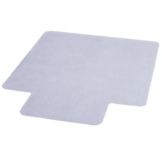 Emma and Oliver 36'' x 48'' Carpet Chair Mat with Lip Clear {1}