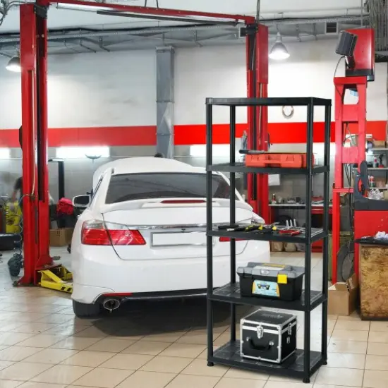 5-Tier Storage Shelving Unit Heavy Duty Rack for Kitchen Room Garage to Save Space {4}