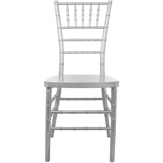 Emma and Oliver Resin Chiavari Chair Silver {2}