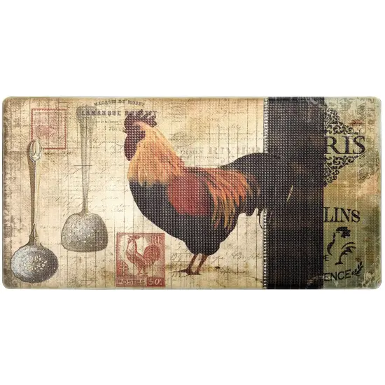 20" X 39" Embossed Anti-Fatigue Mat (Paris Rooster) {1}