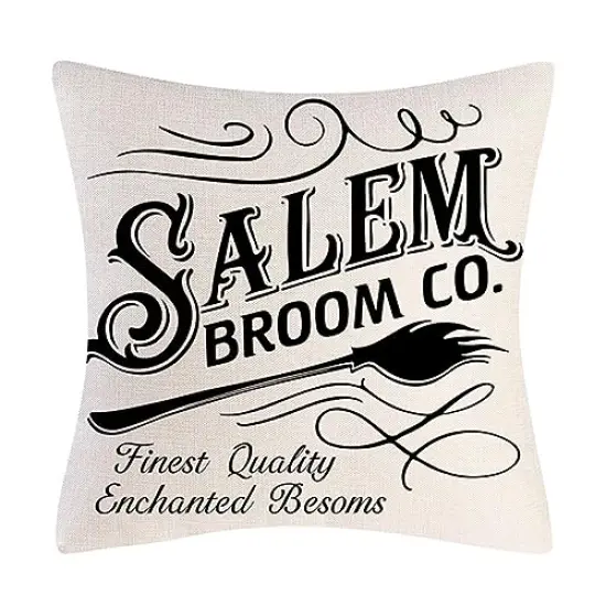 PSDWETS Halloween Decor Throw Pillow Covers Set of 4 Halloween Decorations Hocus Pocus Farmhouse Saying Fall Pillow Covers 18 x 18 Inches for Home Couch {4}