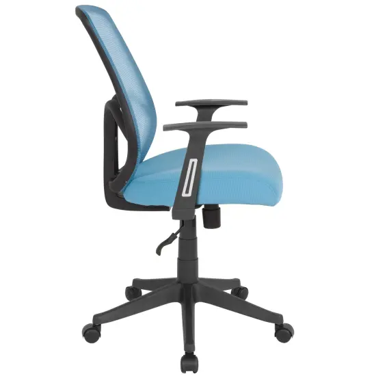 Emma and Oliver High Back Flexible Mesh Office Chair with Arms Black {9}