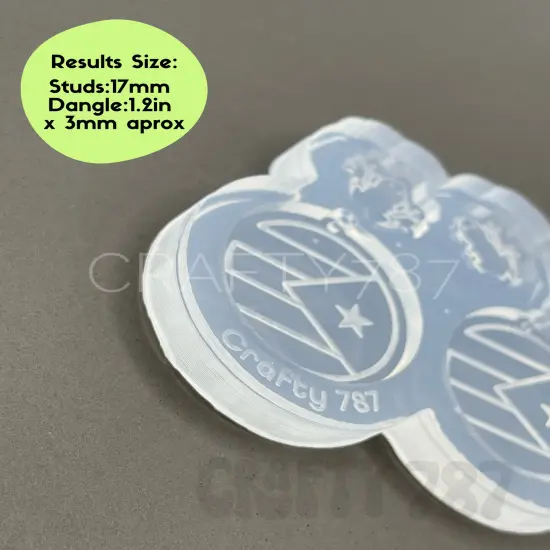 Puerto Rico Silicone Mold Flag, Bandera (C14) {2}