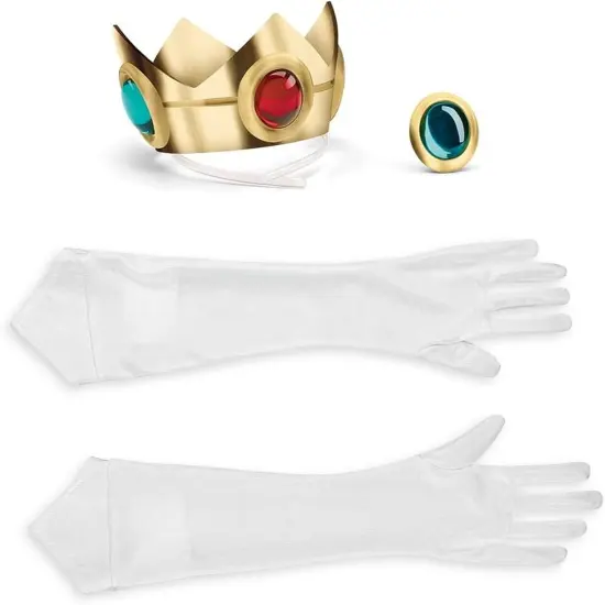 Women's Nintendo Super Mario Bros.Princess Peach Adult Costume Accessory Kit {2}