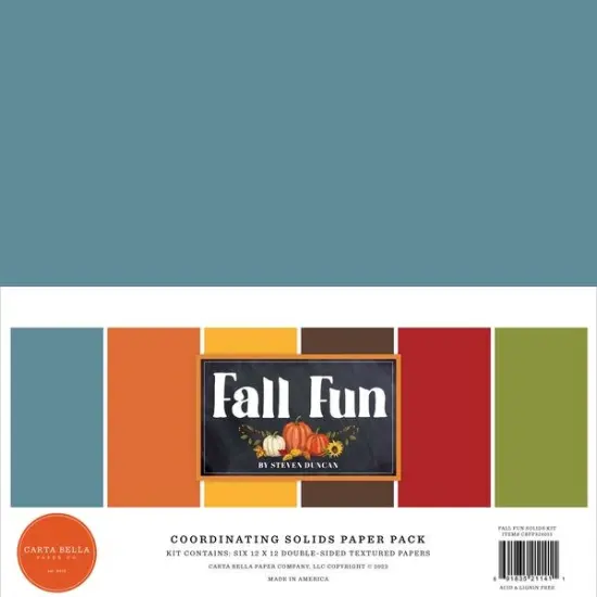 Carta Bella Fall Fun Solids Kit {1}