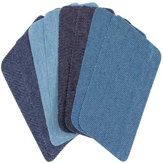 Fiskars Denim Iron-On Patches 8/Pkg {3}
