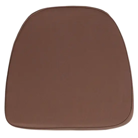 Emma and Oliver Soft Chiavari Dining Chair Cushion Brown {1}