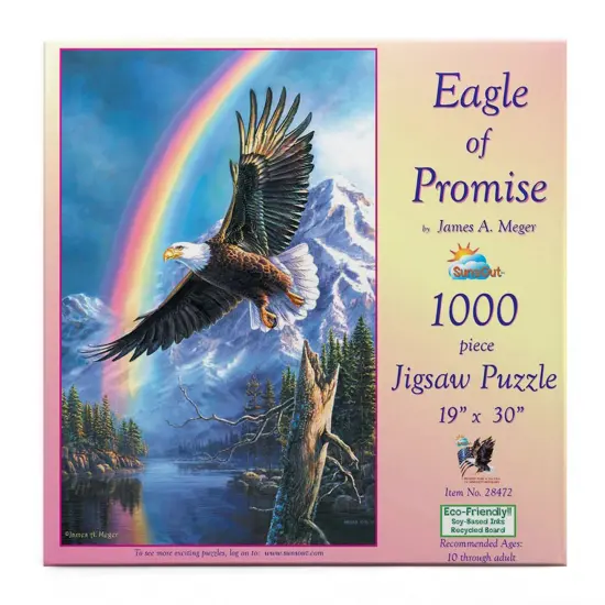 Sunsout Eagle of Promise 1000 pc Jigsaw Puzzle 28472 {4}