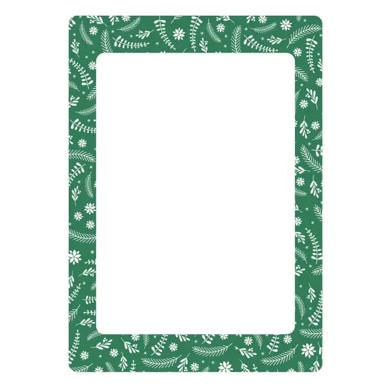 HerrschnersTri-Fold Cards Set/12 - Green Fern Counted Cross-Stitch Multi {1}