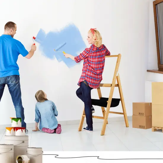 3 Step Fold-able Wicker Step Ladder Stool with Tool Storage Bag {5}