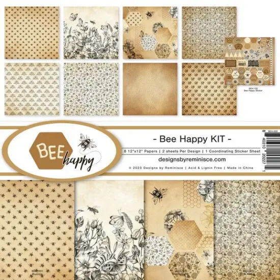 Reminisce Bee Happy Collection Kit {1}