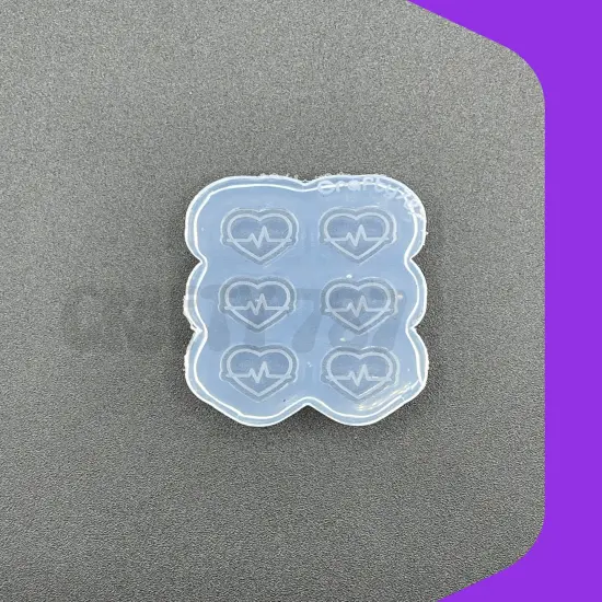 Heart Pulse, Nurse Health Resin Silicone Mold {2}