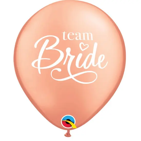 Team Bride 11" Latex Balloons, 10ct {1}