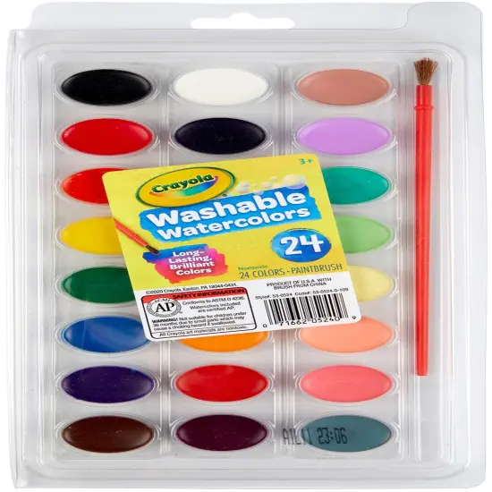 Crayola Washable Watercolors-24 colors {2}