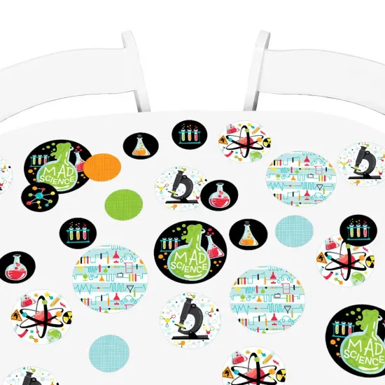 Big Dot of Happiness Scientist Lab - Baby Shower or Birthday Party Giant Circle Confetti - Party Decorations - Large Confetti 27 Count {7}