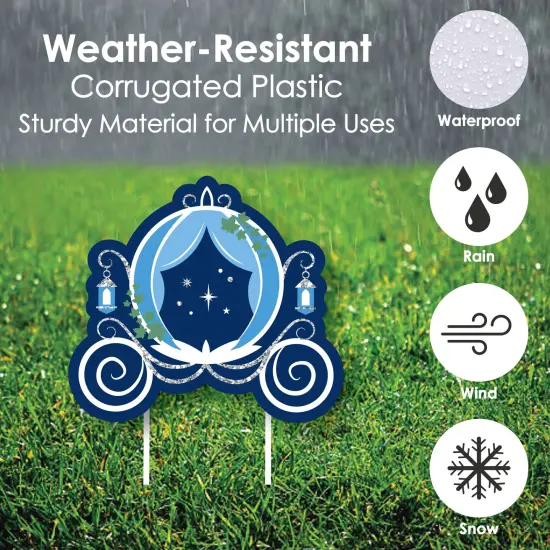 Big Dot of Happiness Fairy Tale Fantasy - Yard Sign and Outdoor Lawn Decorations - Royal Prince and Princess Party Yard Signs - Set of 8 {4}