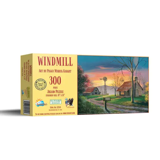 Sunsout Windmill 300 pc Jigsaw Puzzle 22150 {3}