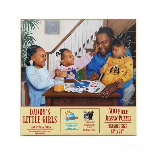 Sunsout Daddy's Little Girls 500 pc Fathers Day Jigsaw Puzzle 57828 {3}