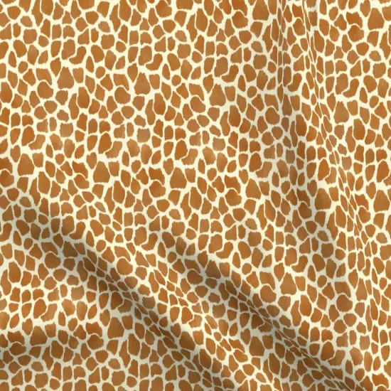Various Fabrics by the Yard or Fat Quarter Giraffe Spots Hide Zoo Safari Brown Animal Print Pattern Look Africa Inspired Custom Printed Fabric by Spoonflower {5}