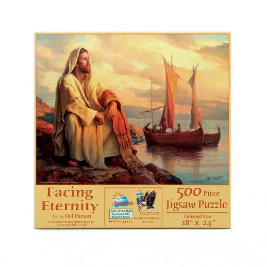 Sunsout Facing Eternity 500 pc Easter Jigsaw Puzzle 44443 {4}