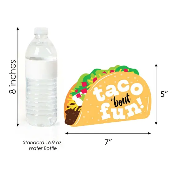 Big Dot of Happiness Taco 'Bout Fun - Decorations DIY Fiesta Essentials - Set of 20 {6}