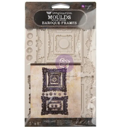 Finnabair Decor Moulds 5"X8"-Baroque Frames {1}