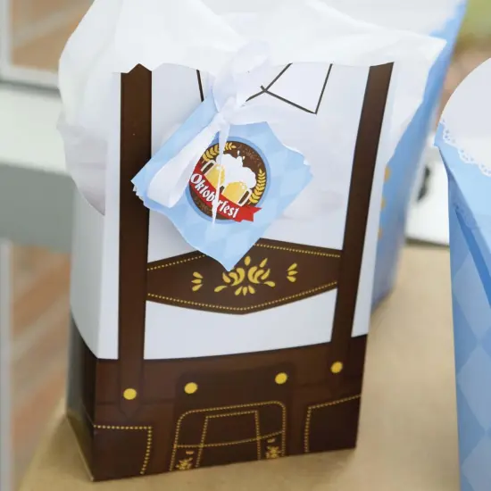 Big Dot of Happiness Oktoberfest - Beer Festival Favor Boxes - Set of 12 {7}