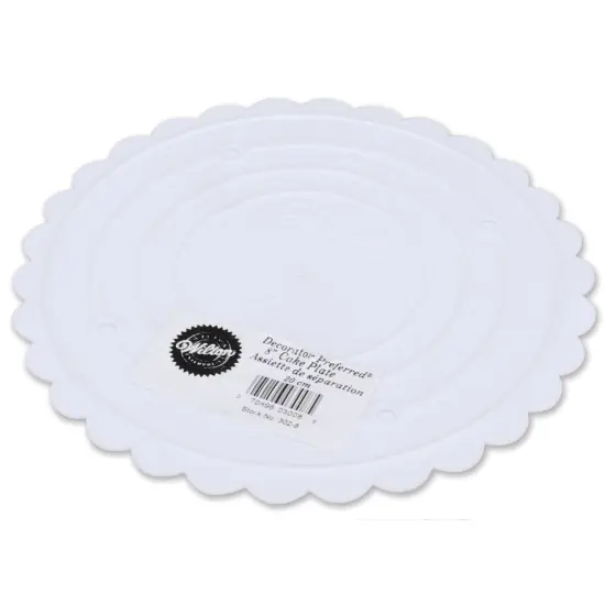 Wilton Decorator Preferred Separator Plate-8" Scalloped Round {1}