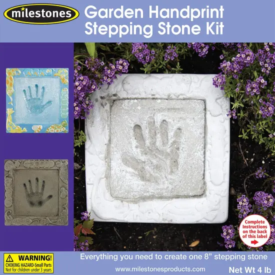 Milestones Mosaic Stepping Stone Kit-Garden Handprint {1}