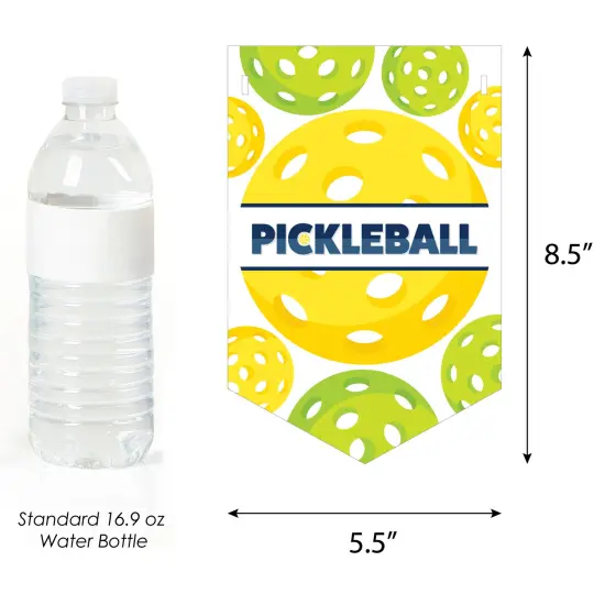 Big Dot of Happiness Let&rsquo;s Rally - Pickleball - Birthday or Retirement Party Bunting Banner - Party Decorations - Let's Have A Rally Good Time {3}
