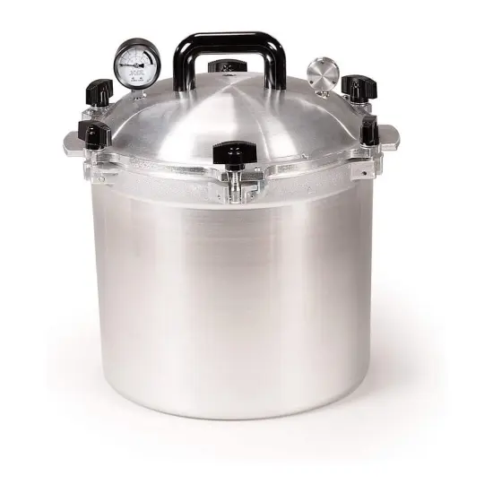 All American Pressure Cooker Canner for Home Stovetop Canning, USA Made for Gas or Electric Stoves, 21.5 quarts {1}