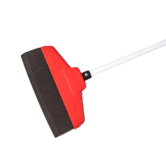 Dream Products Electrostatic Dust Broom Plastic Rod Polyurethane Foam Brush Red {1}