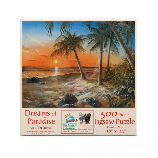 Sunsout Dreams of Paradise 500 pc Jigsaw Puzzle 67333 {4}