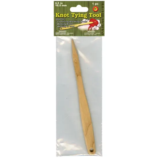 Pepperell Braiding Parachute Cord Knot Tying Tool-6.5" {1}