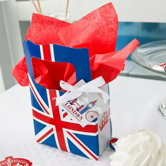 Big Dot of Happiness Cheerio, London - British UK Party Favor Boxes - Set of 12 {7}