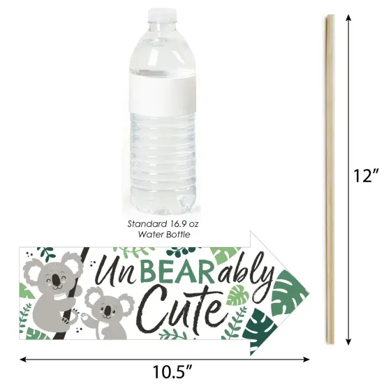 Big Dot of Happiness Funny Koala Cutie - Bear Birthday Party and Baby Shower Photo Booth Props Kit - 10 Piece {4}