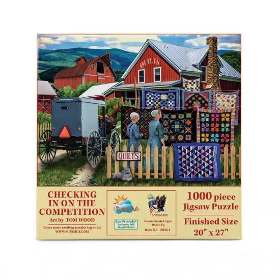 Sunsout Checking in on the Competition 1000 pc Jigsaw Puzzle 28564 {4}